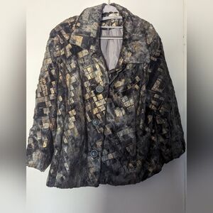 Silver and gold Coat